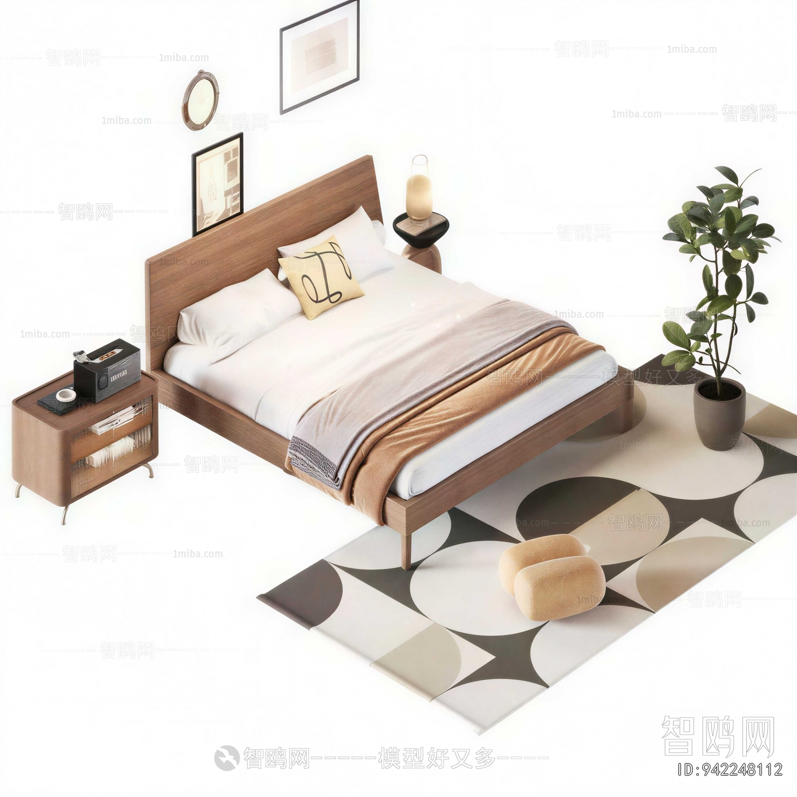 Modern Double Bed