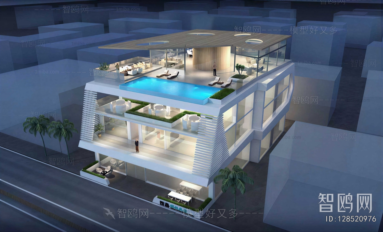 Modern Appearance Of Commercial Building