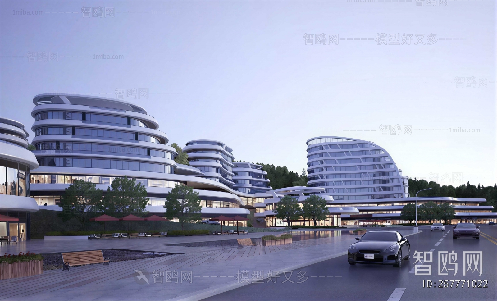 Modern Appearance Of Commercial Building