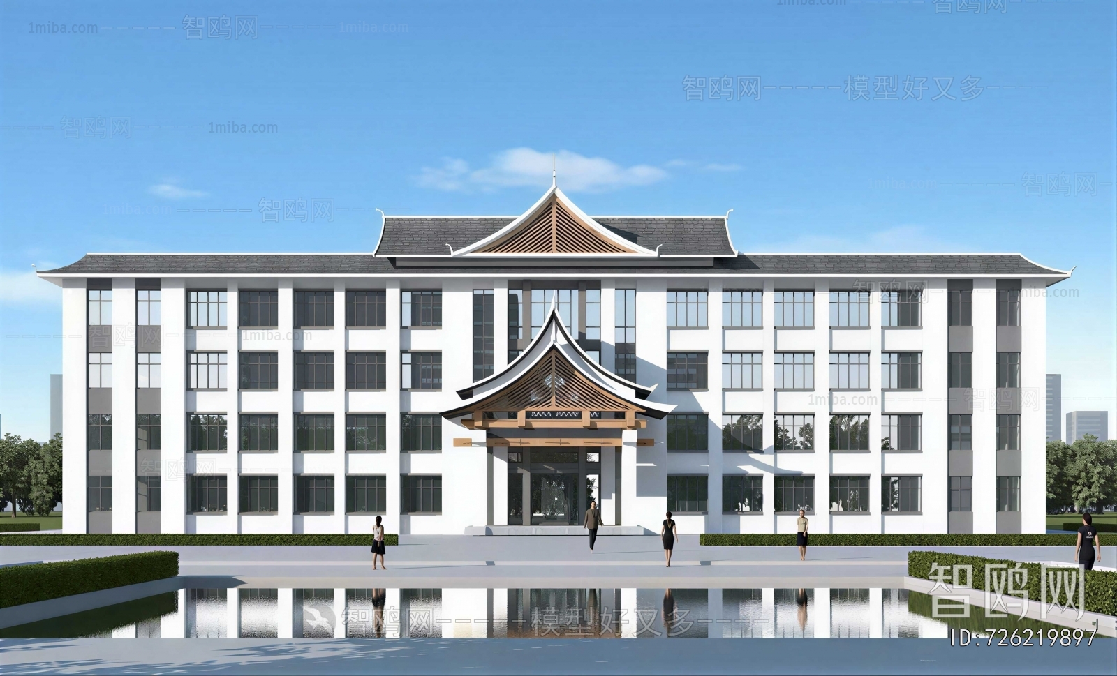 New Chinese Style Public Building