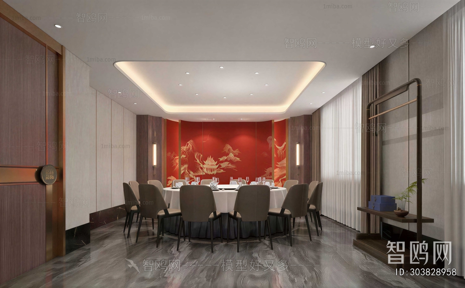 New Chinese Style Restaurant Box