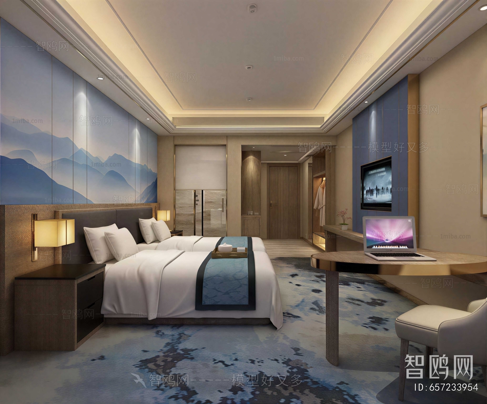 New Chinese Style Guest Room