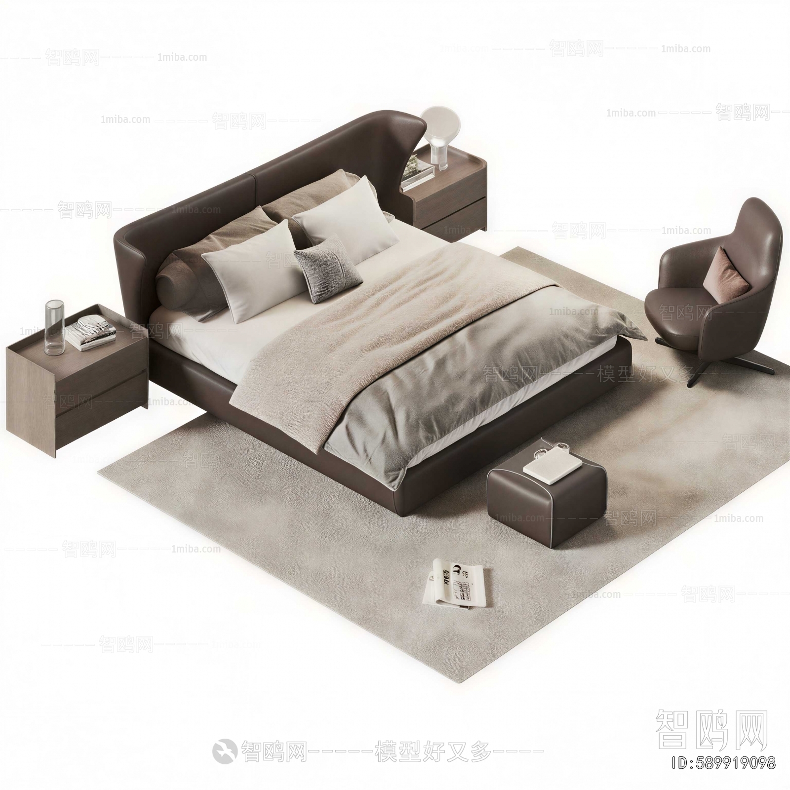 Modern Double Bed