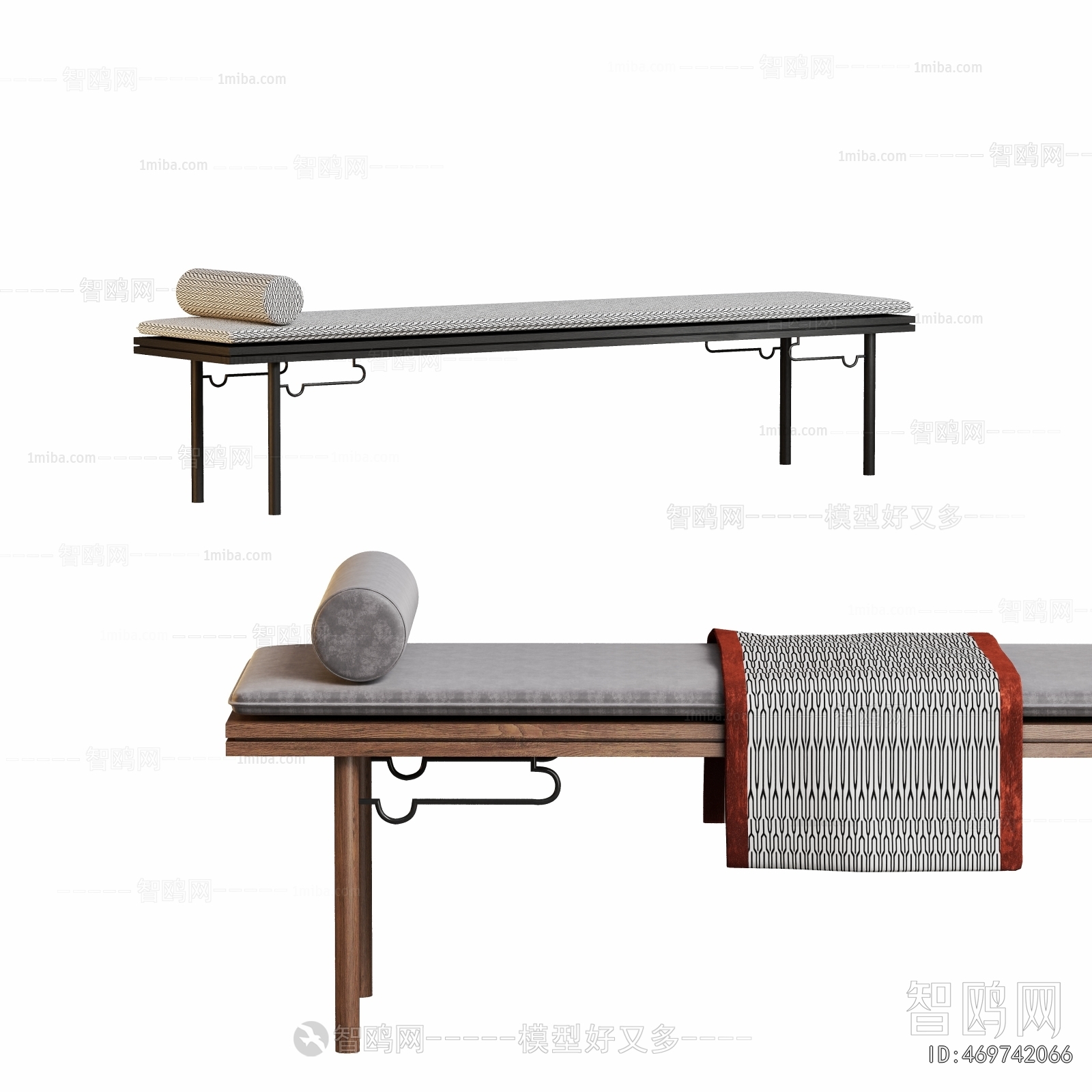 New Chinese Style Bench