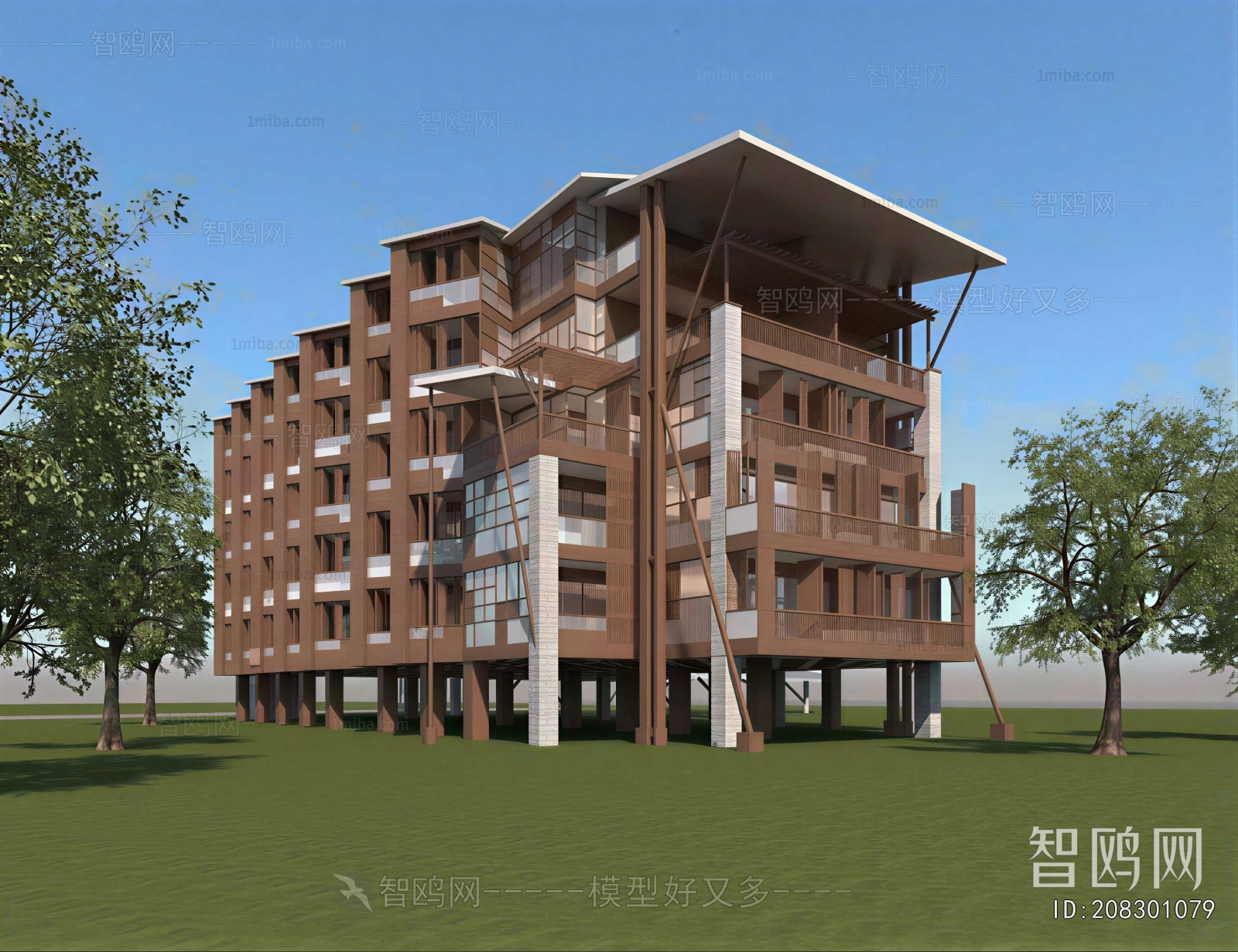 Modern Appearance Of Commercial Building