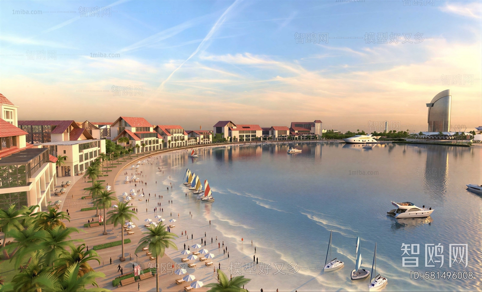 Modern Architectural Bird's-eye View Planning