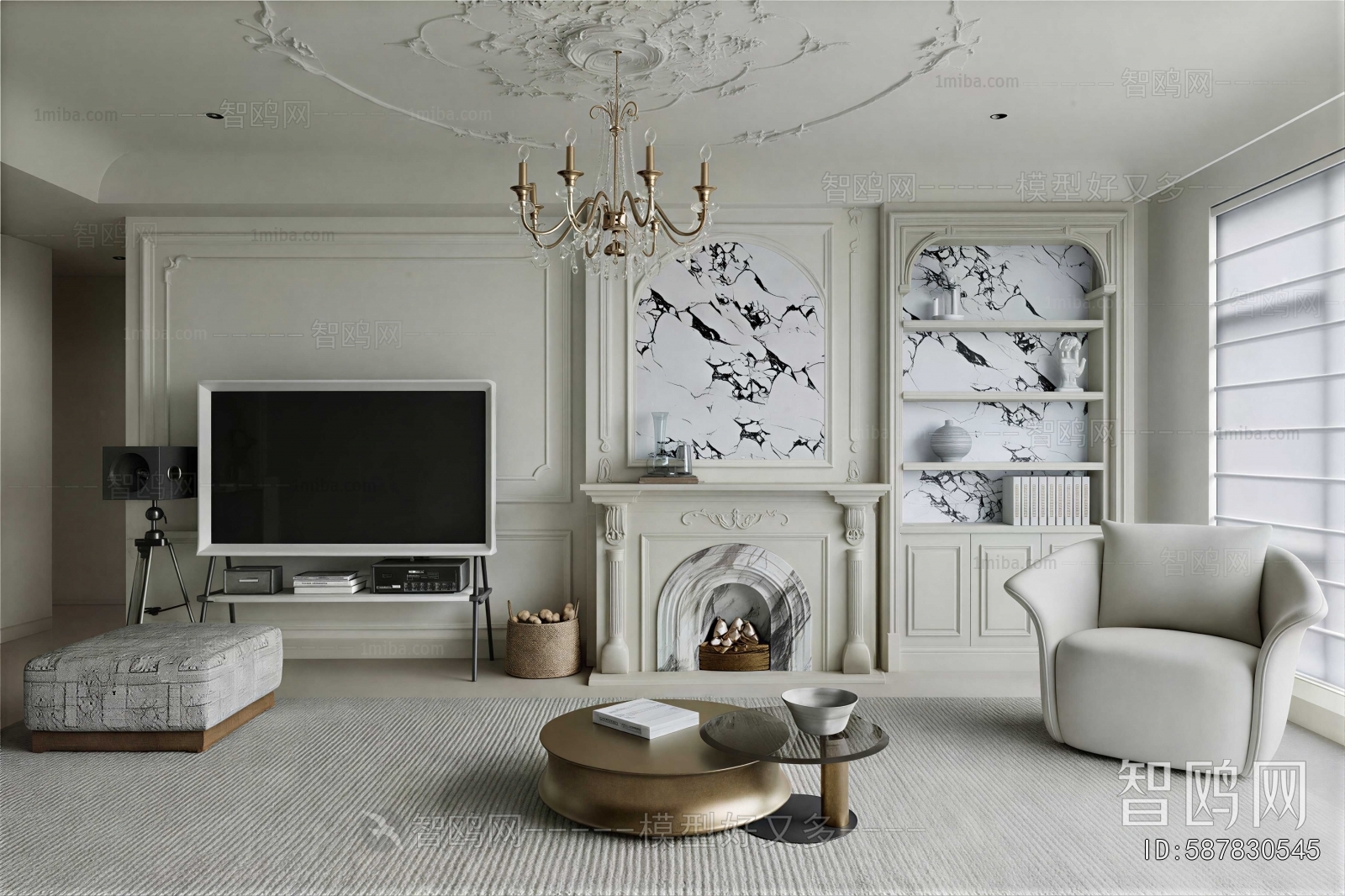 American Style A Living Room