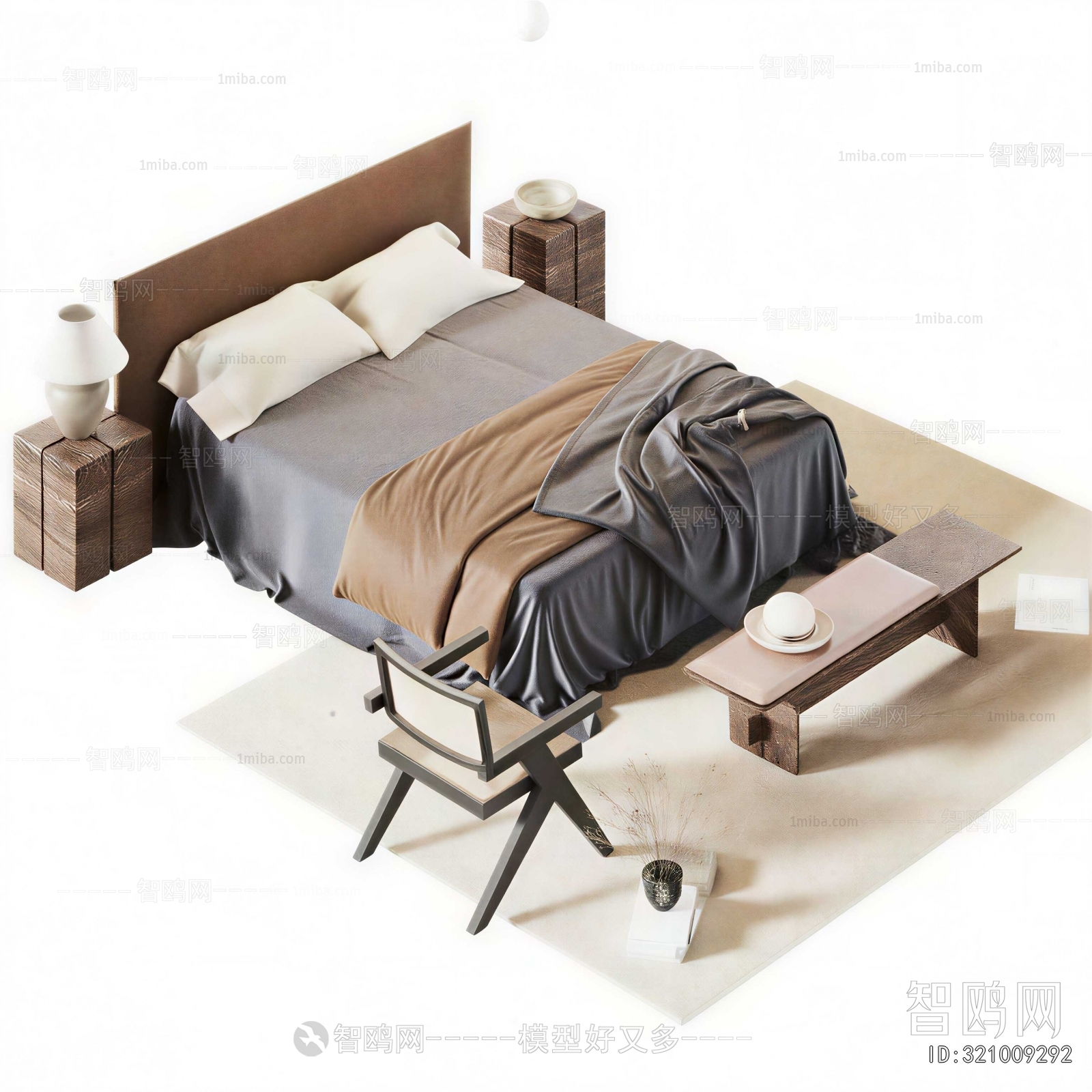 Modern Double Bed