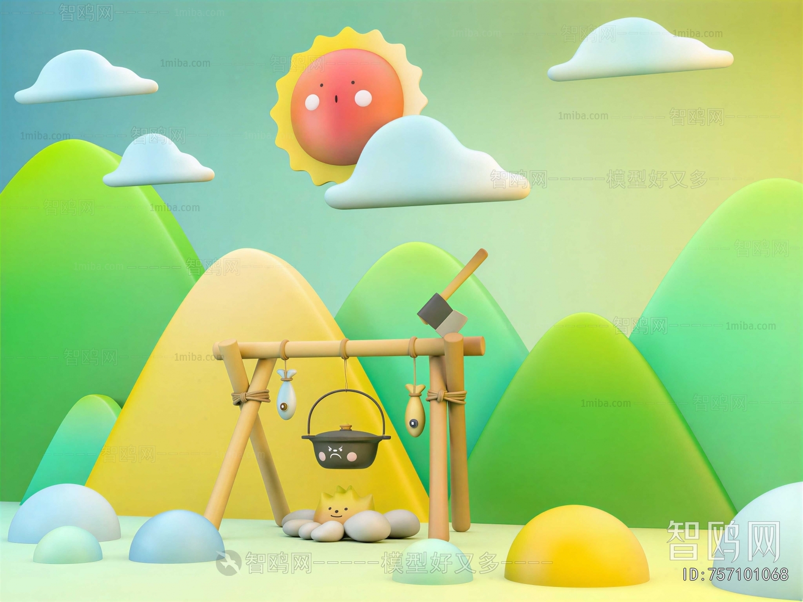 Modern Cartoon House