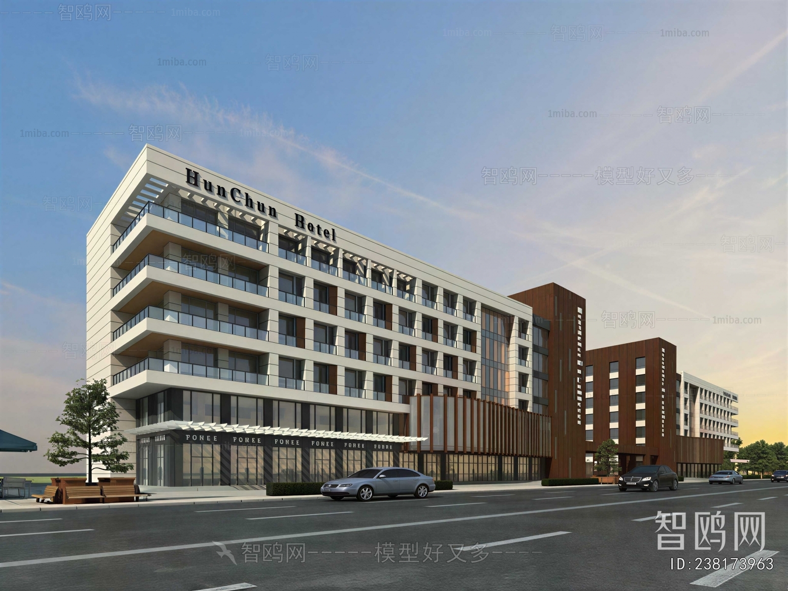 Modern Appearance Of Commercial Building