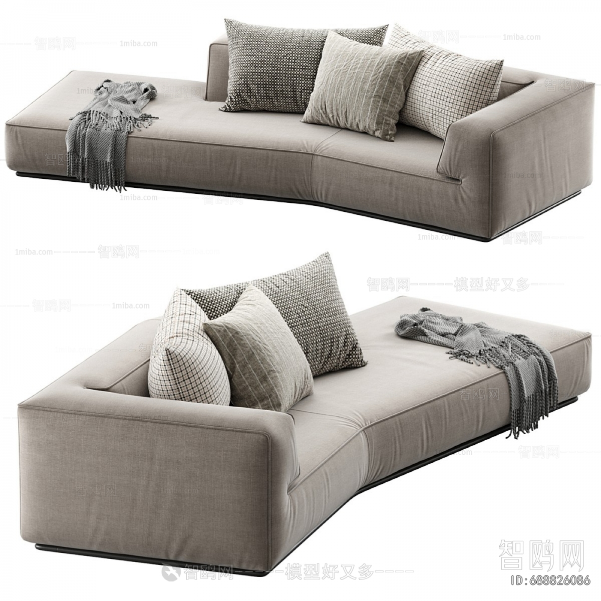 Modern Shaped Sofa