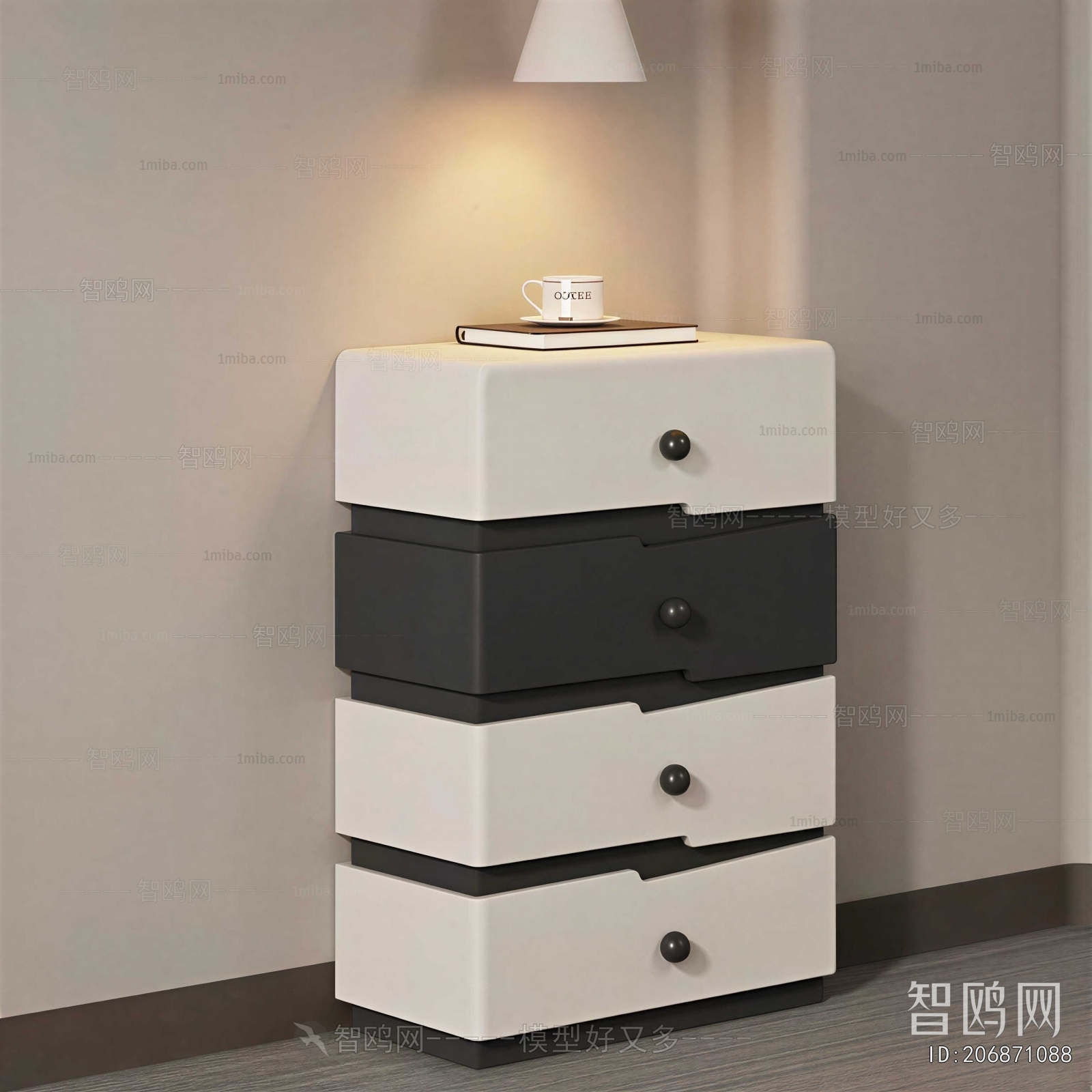 Modern Bedside Cupboard