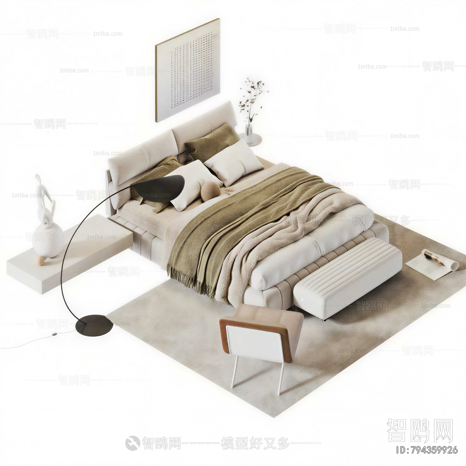 Modern Double Bed