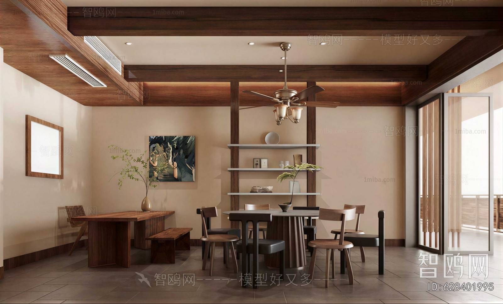 New Chinese Style Dining Room