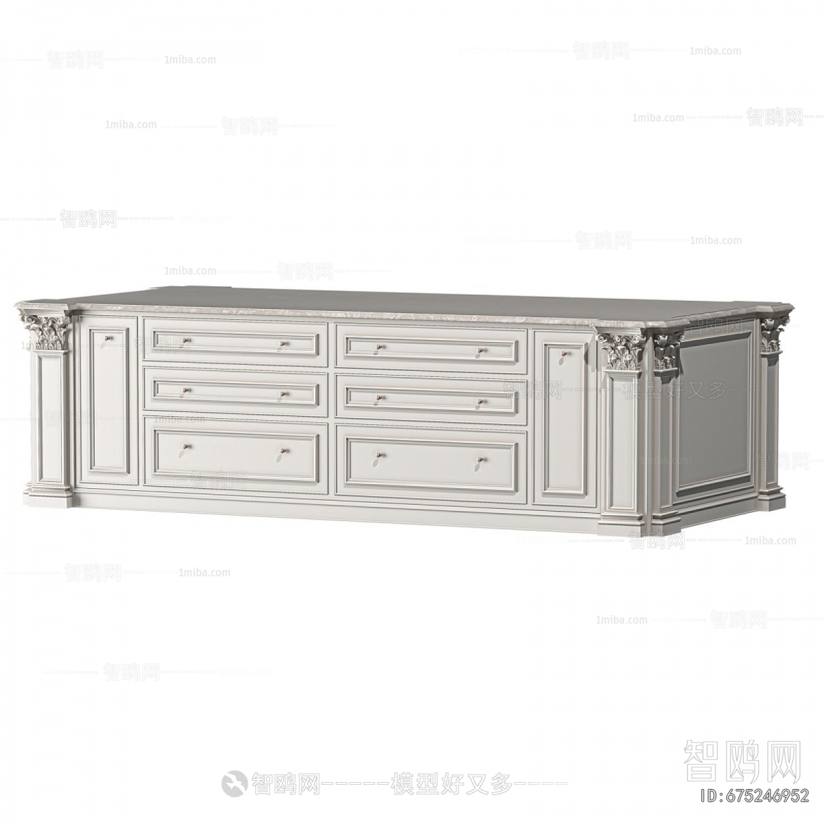 French Style Kitchen Cabinet