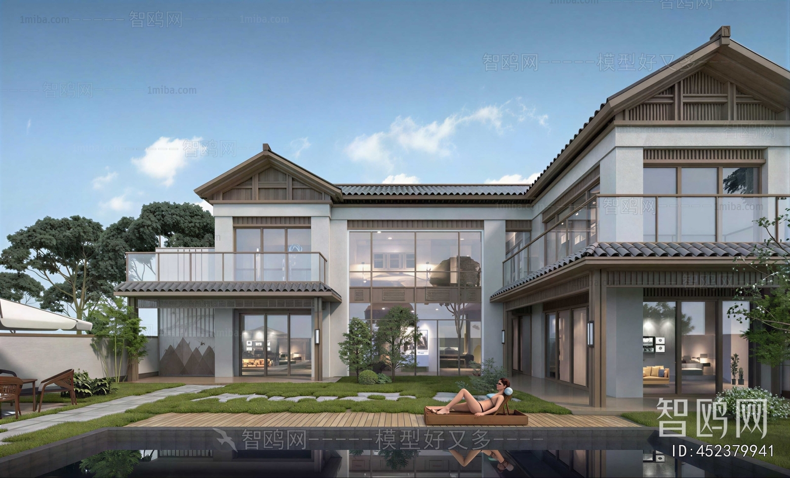 New Chinese Style Detached Villa