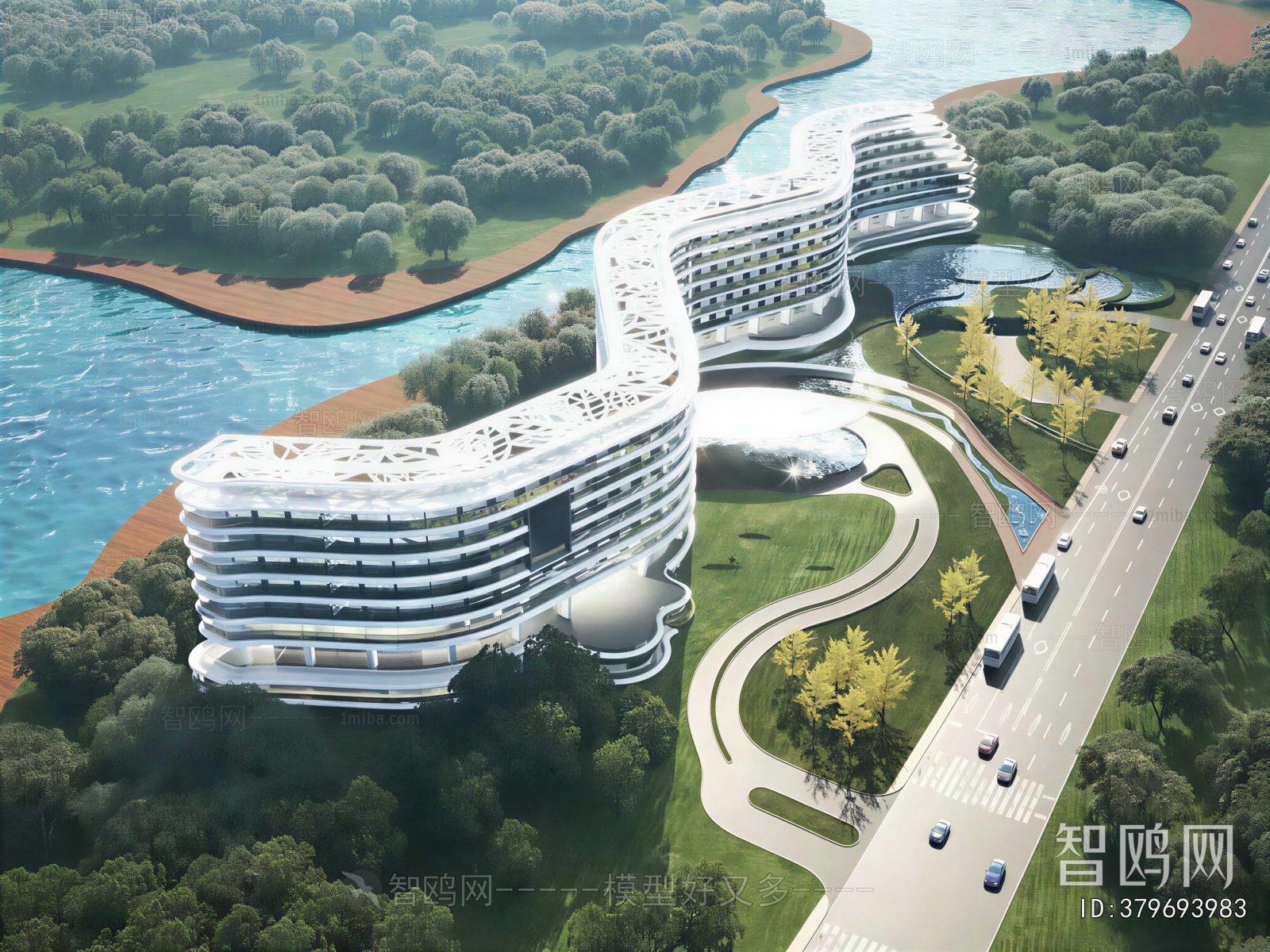 Modern Appearance Of Commercial Building