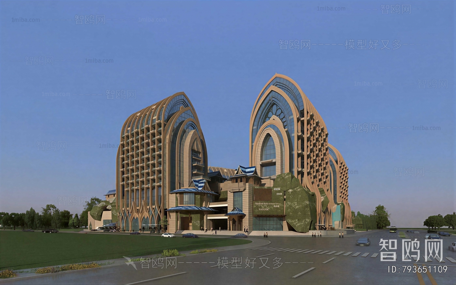 Modern Appearance Of Commercial Building