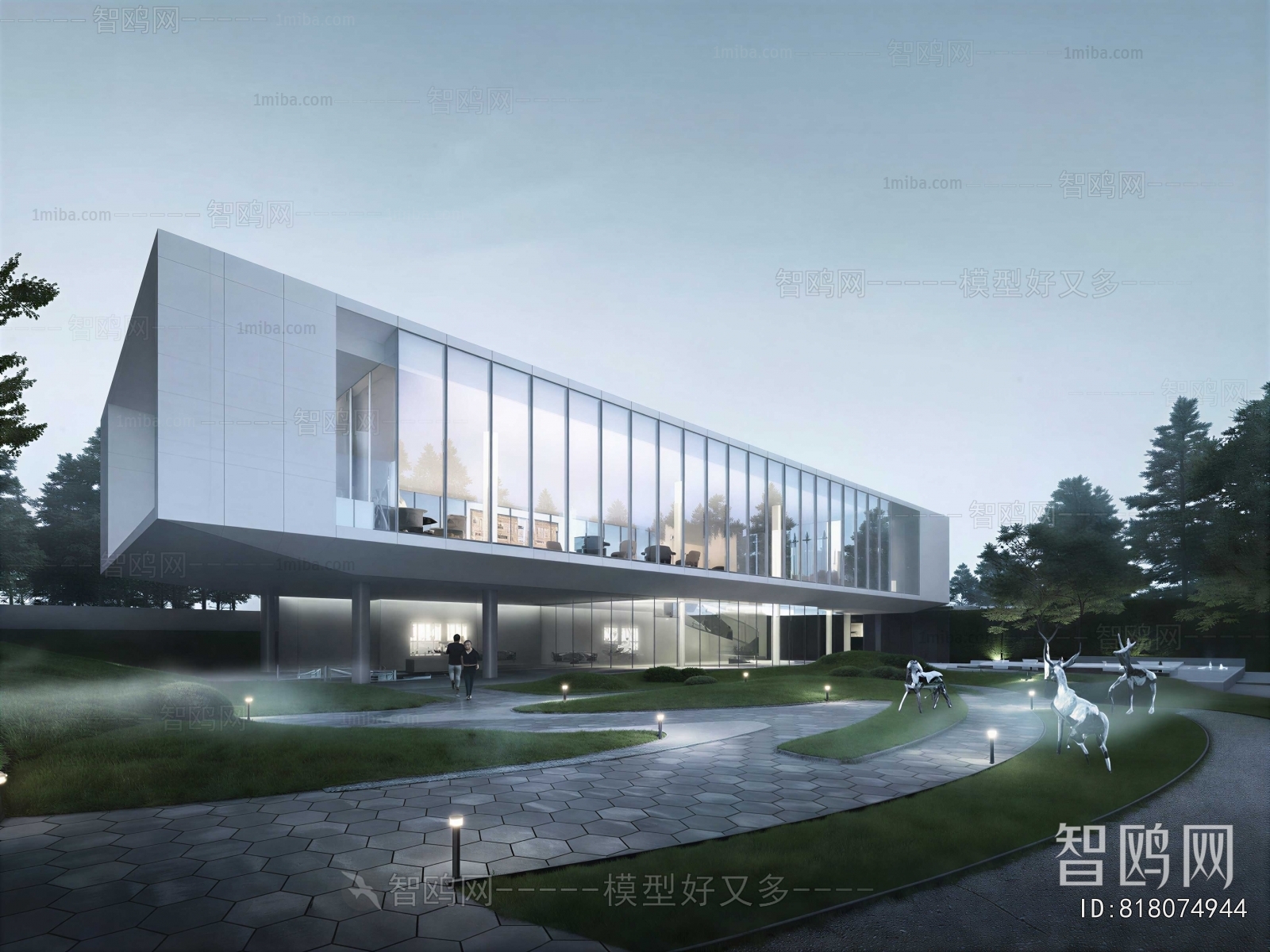 Modern Appearance Of Commercial Building