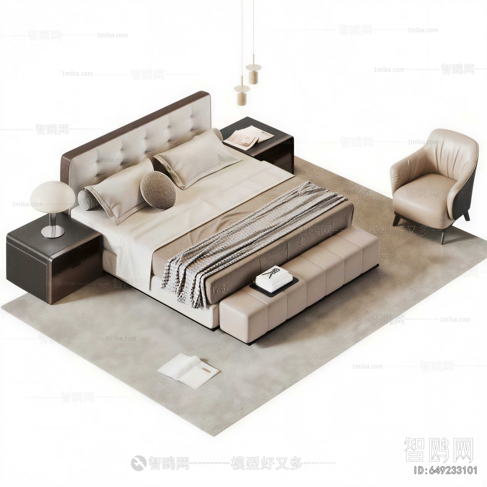 Modern Double Bed