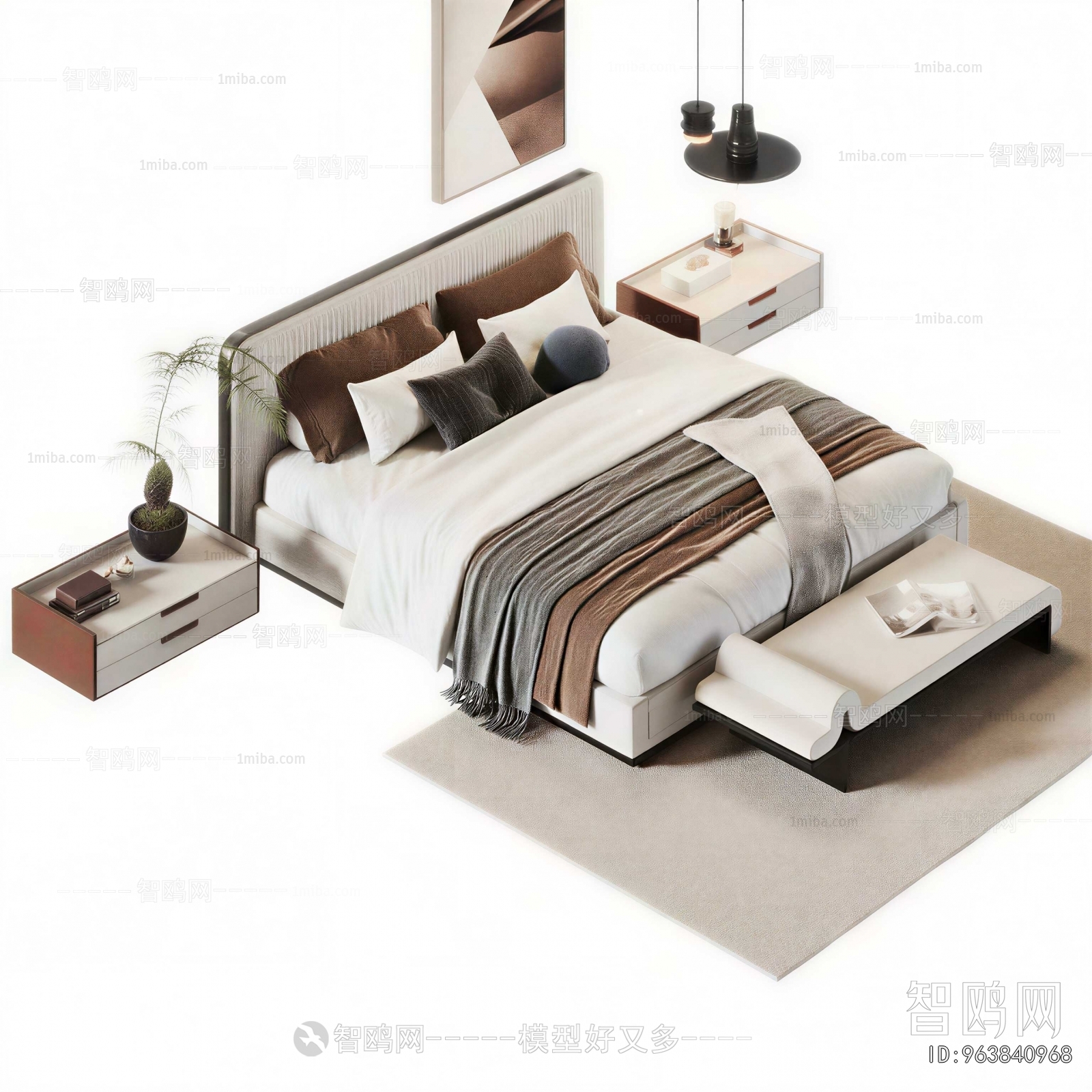 Modern Double Bed