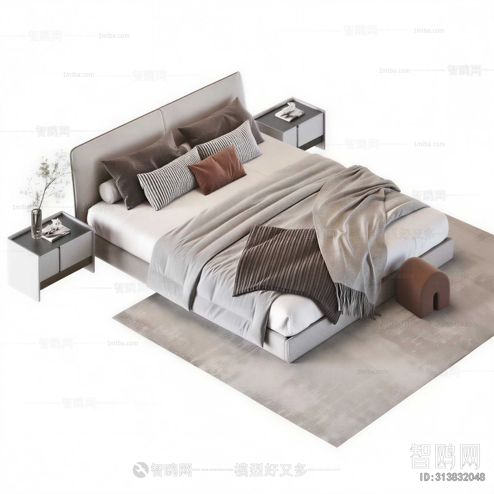 Modern Double Bed