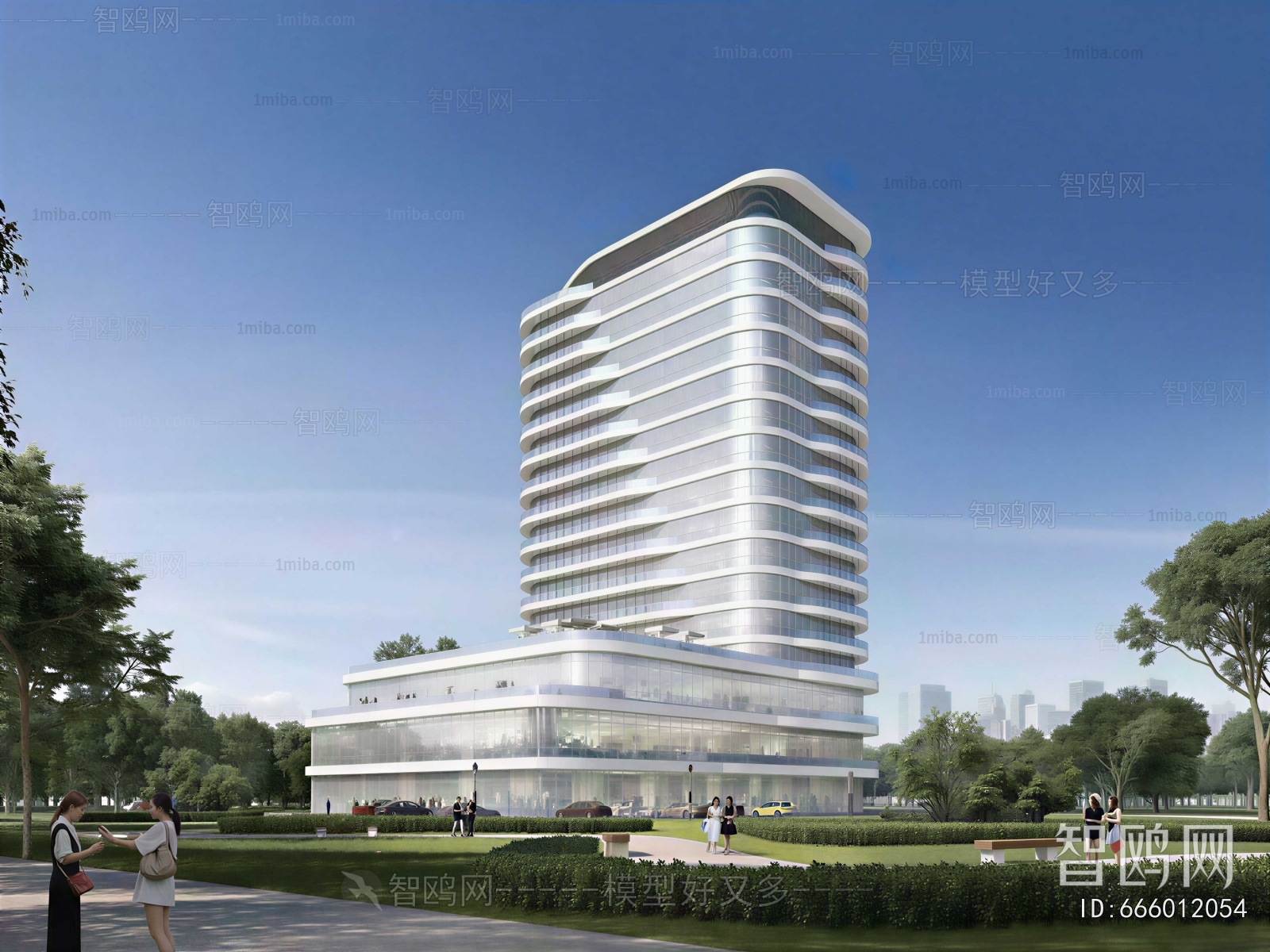 Modern Appearance Of Commercial Building