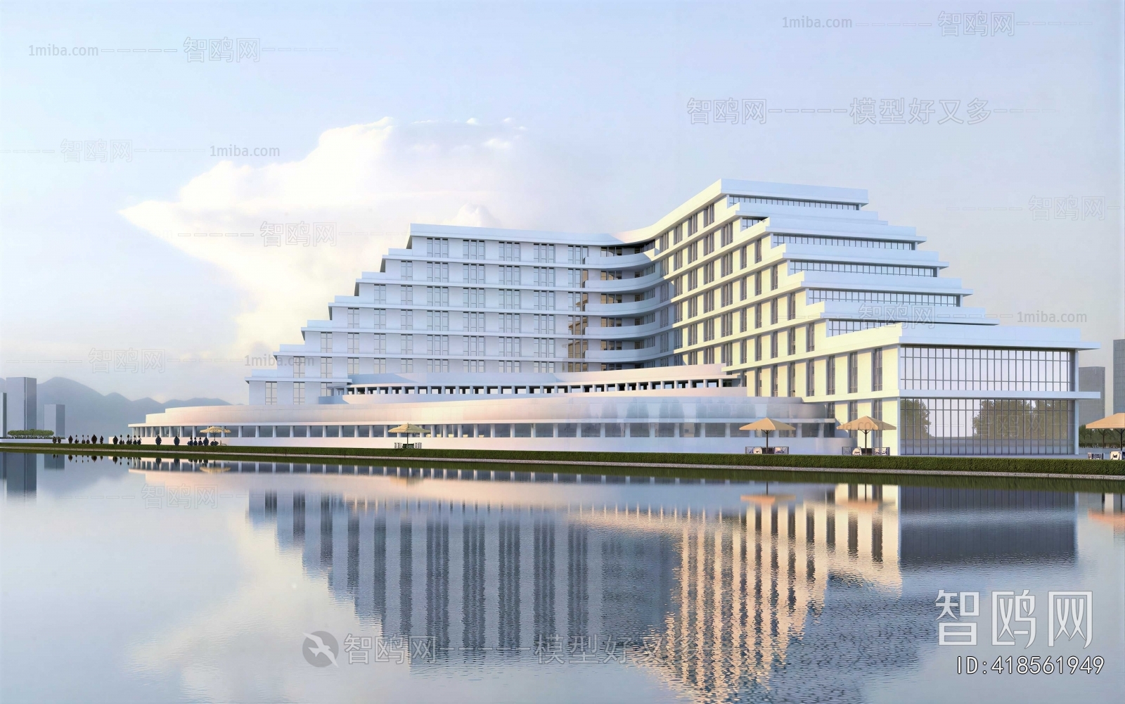 Modern Appearance Of Commercial Building