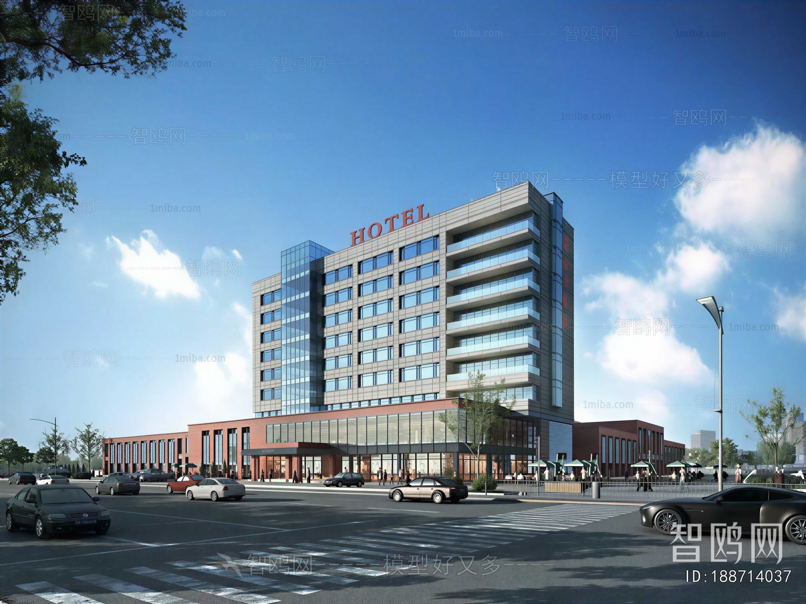 Modern Appearance Of Commercial Building