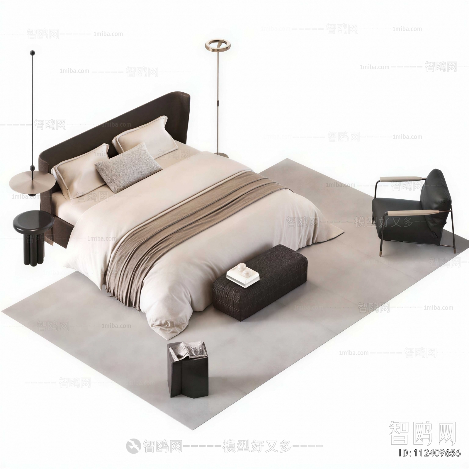 Modern Double Bed