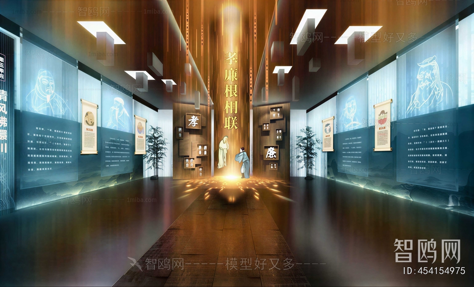 New Chinese Style Exhibition Hall