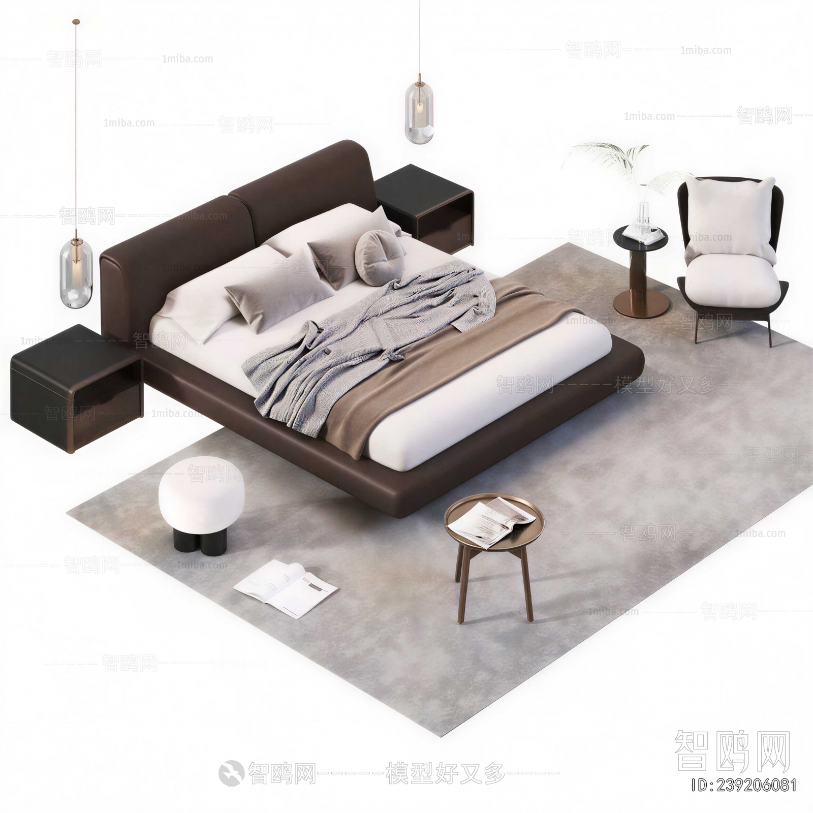 Modern Double Bed