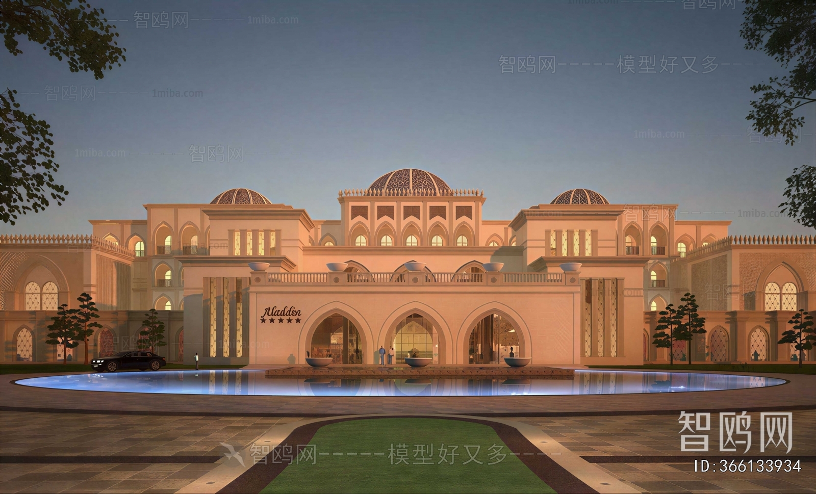 European Style Appearance Of Commercial Building