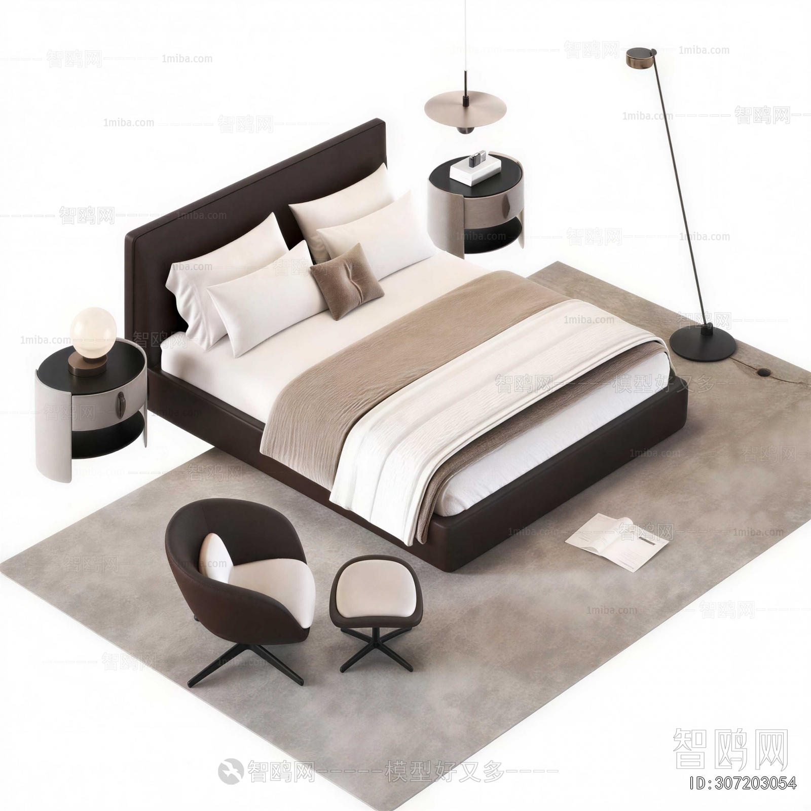 Modern Double Bed