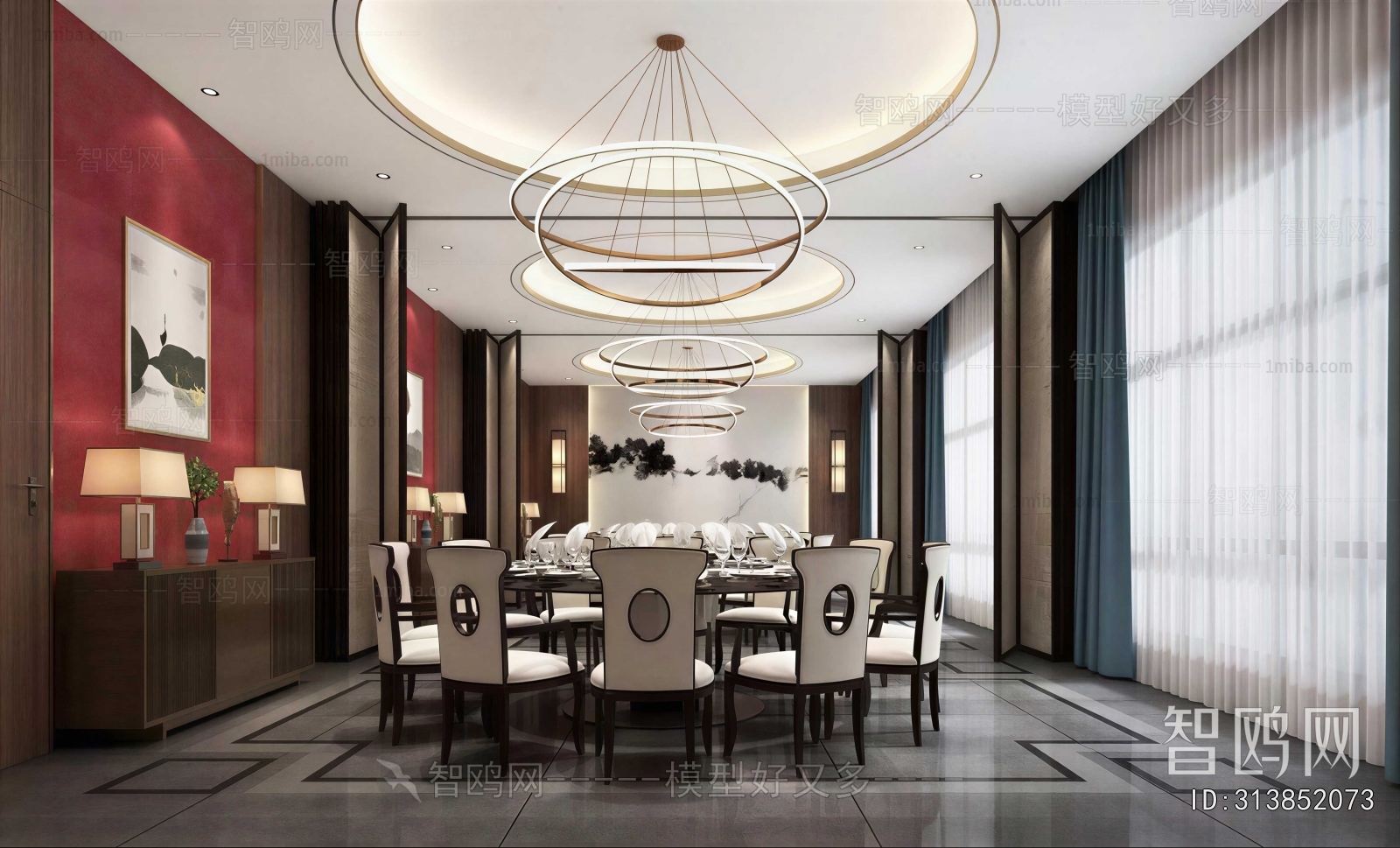 New Chinese Style Restaurant Box