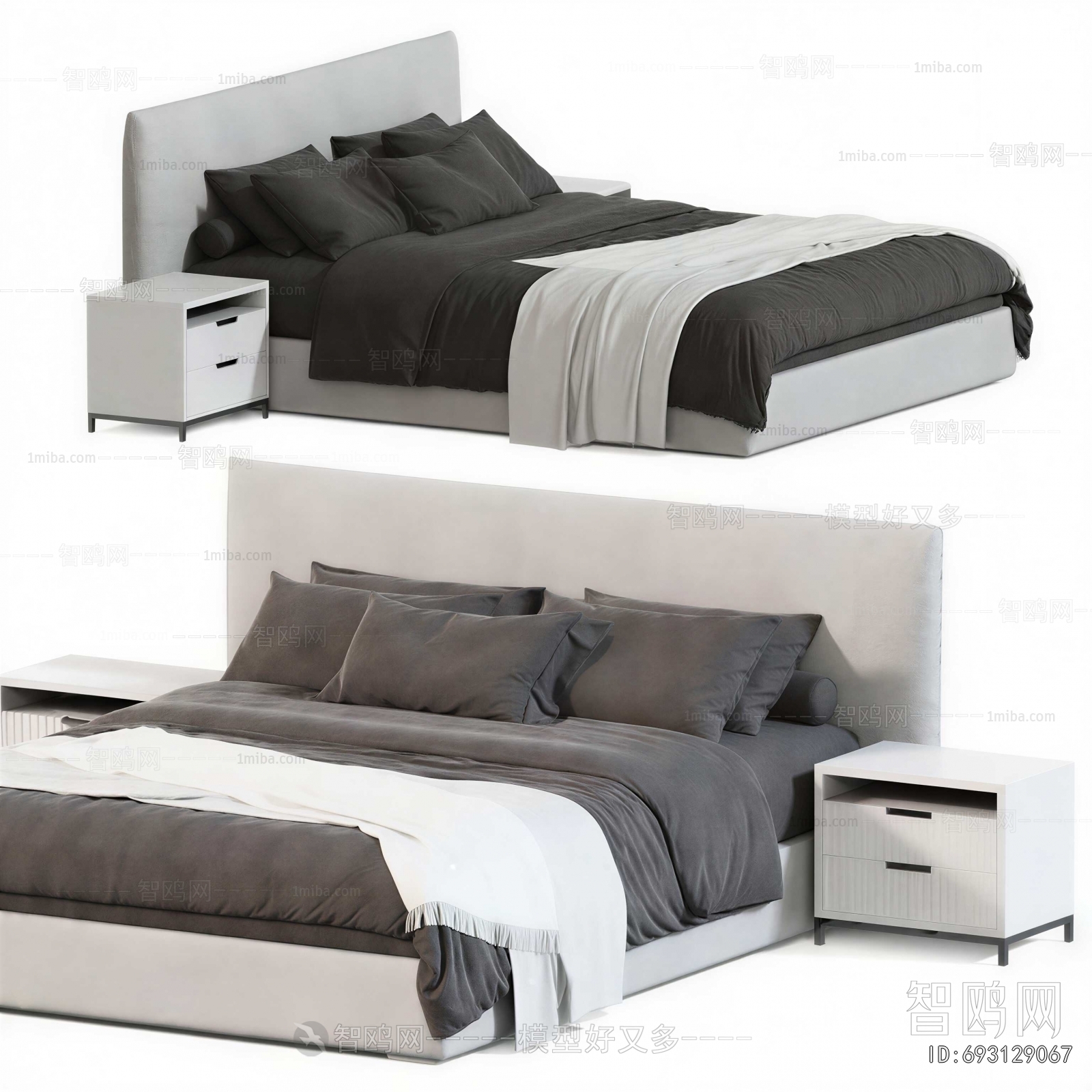 Modern Double Bed