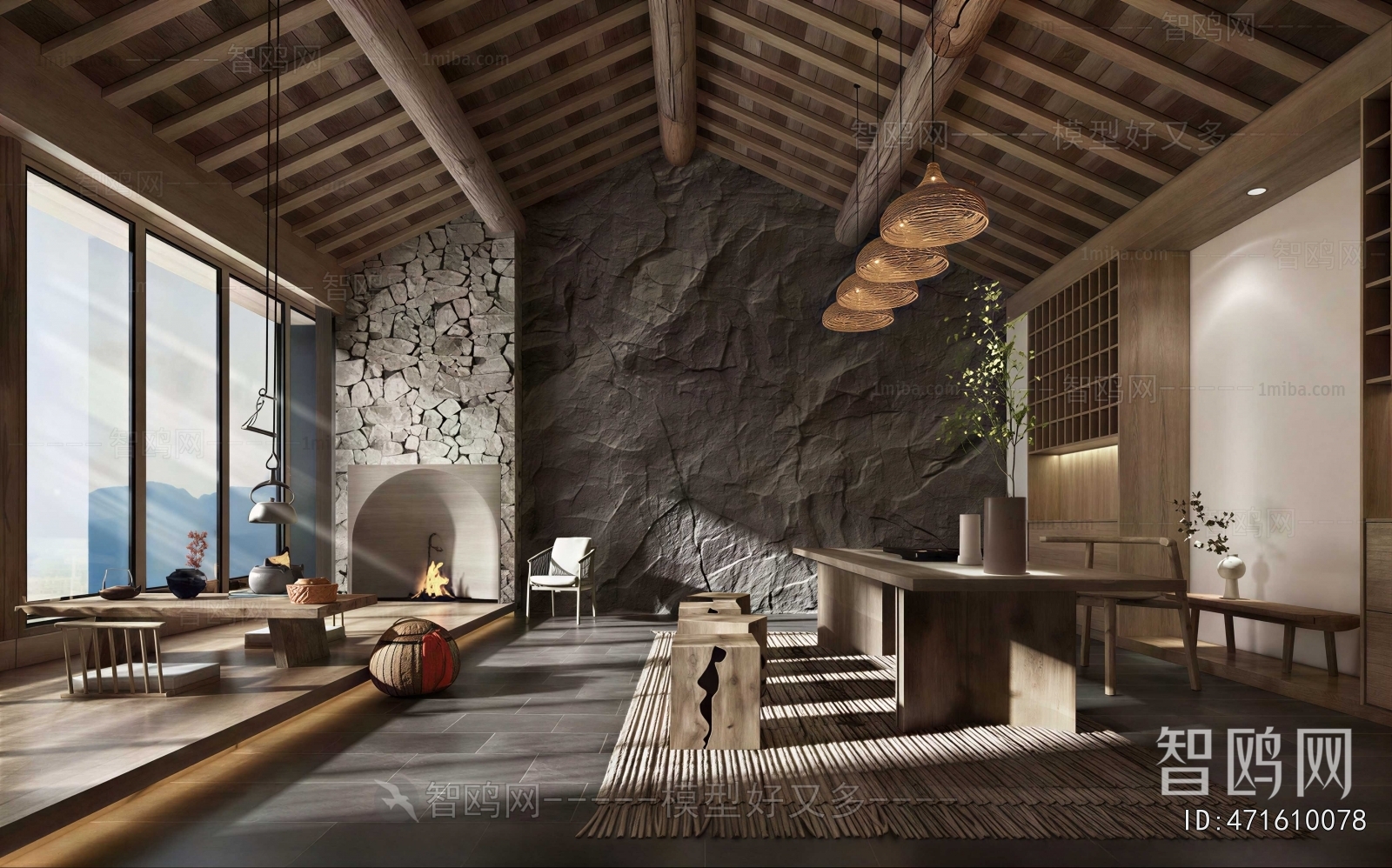 Wabi-sabi Style Teahouse Tea House