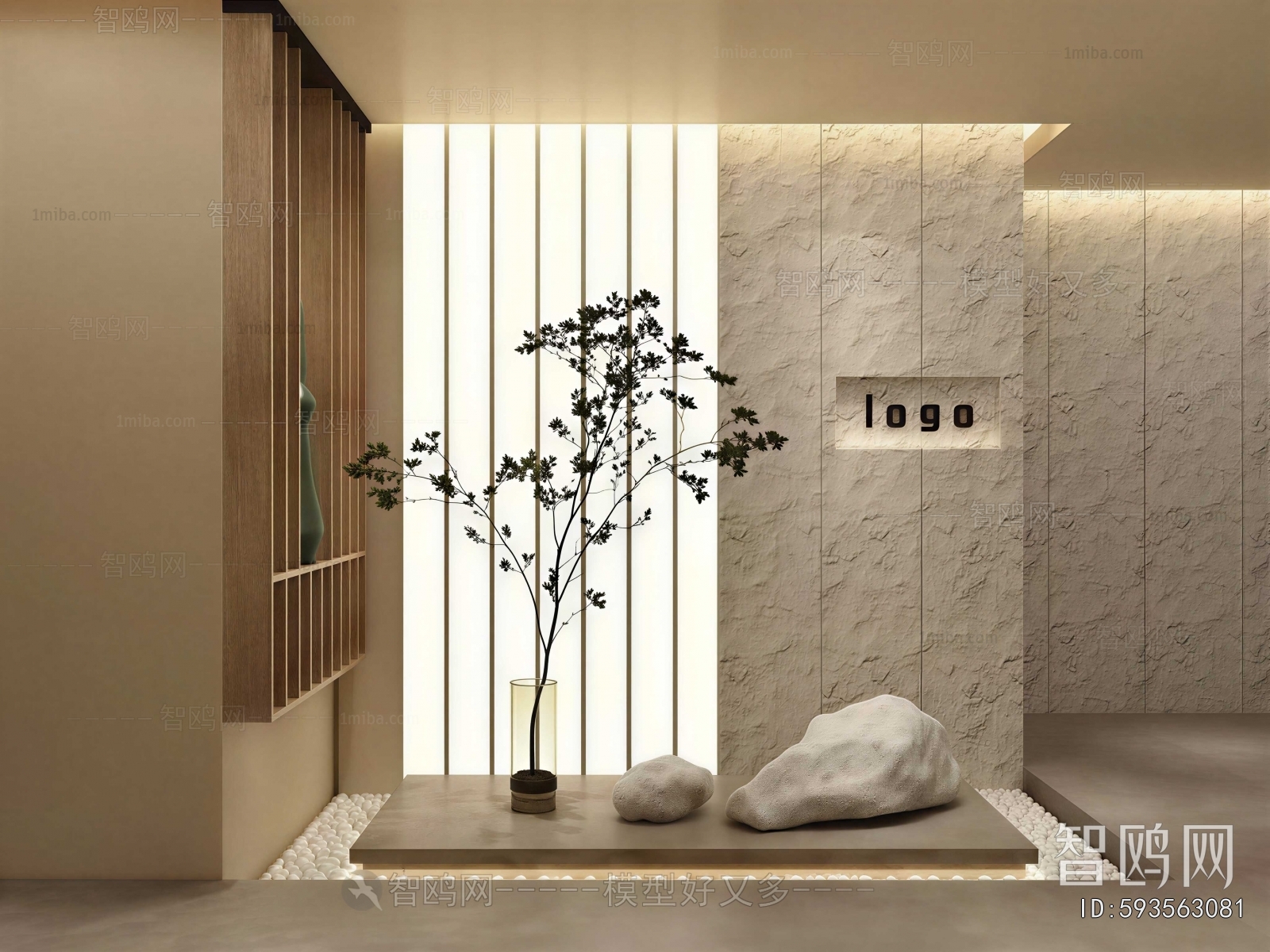 New Chinese Style Hallway