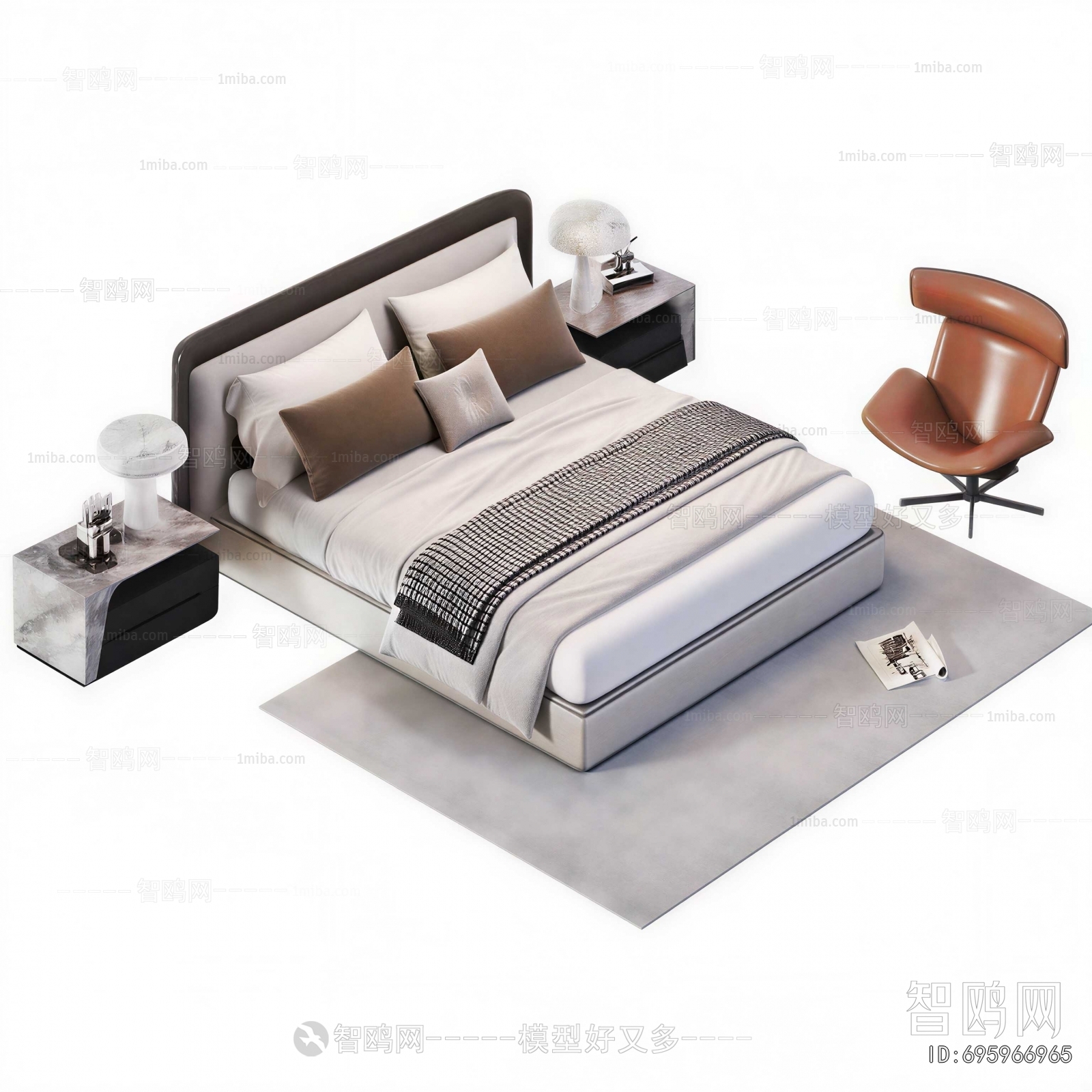 Modern Double Bed
