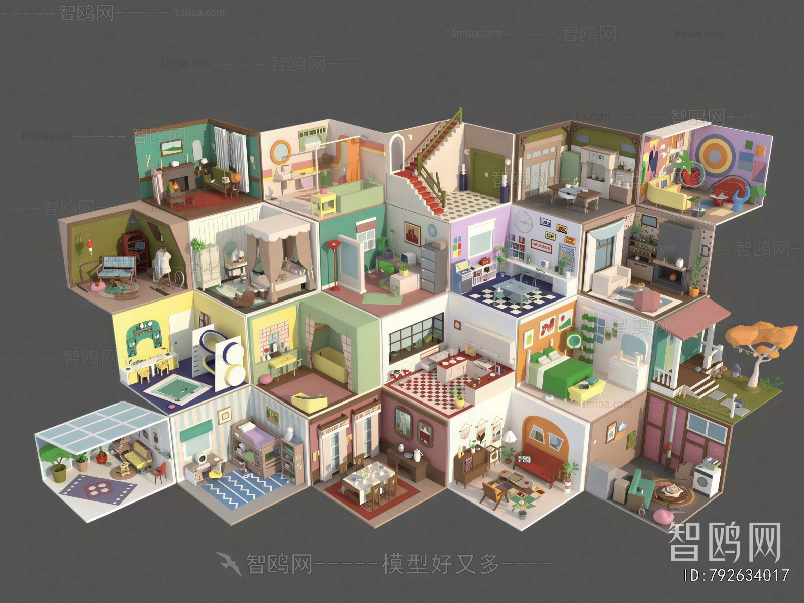 Modern Cartoon House