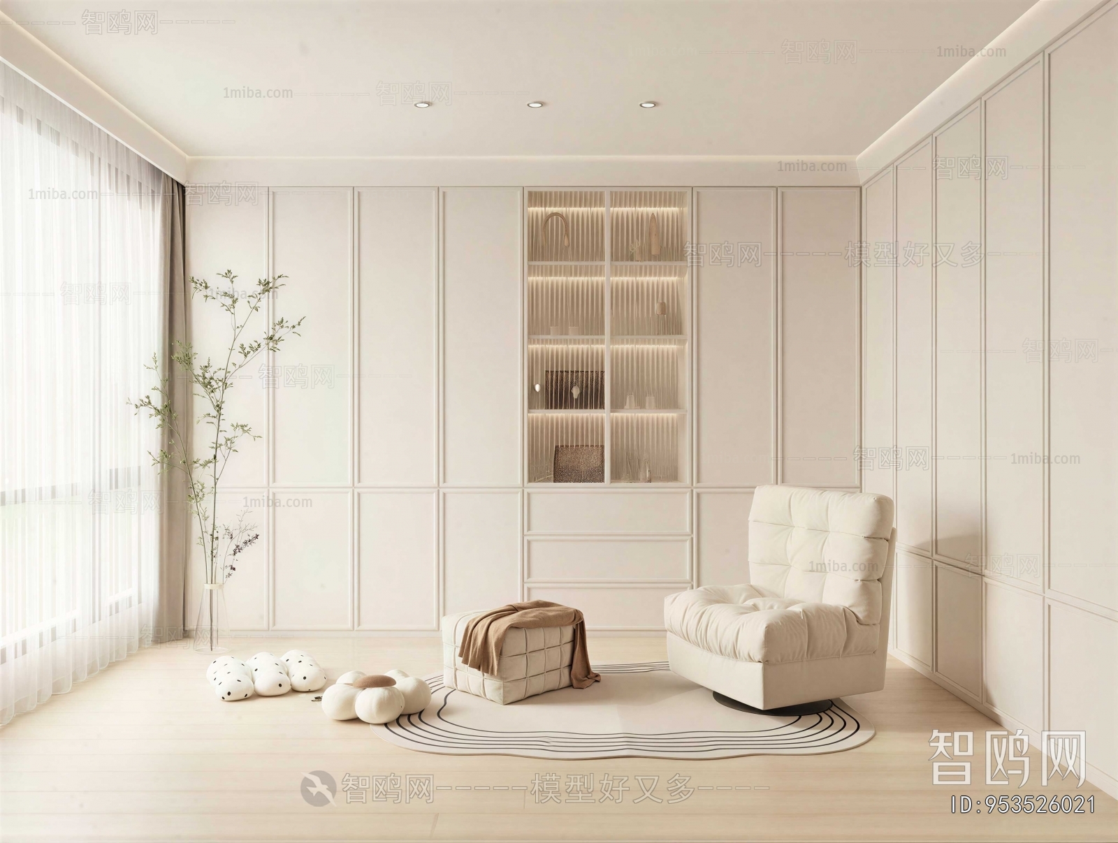 Modern Clothes Storage Area