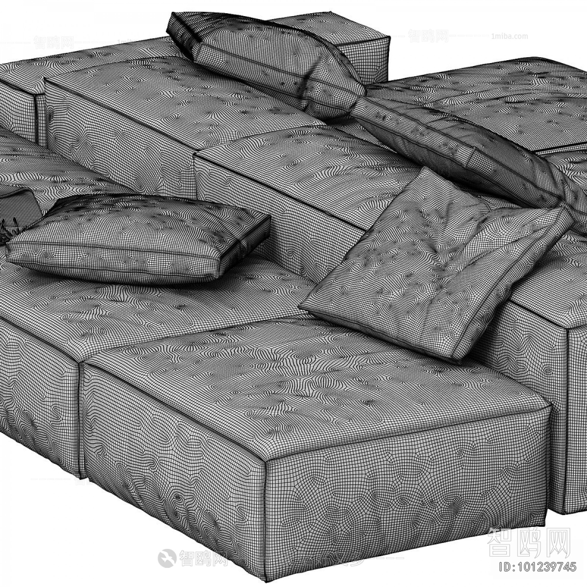 Modern Multi Person Sofa