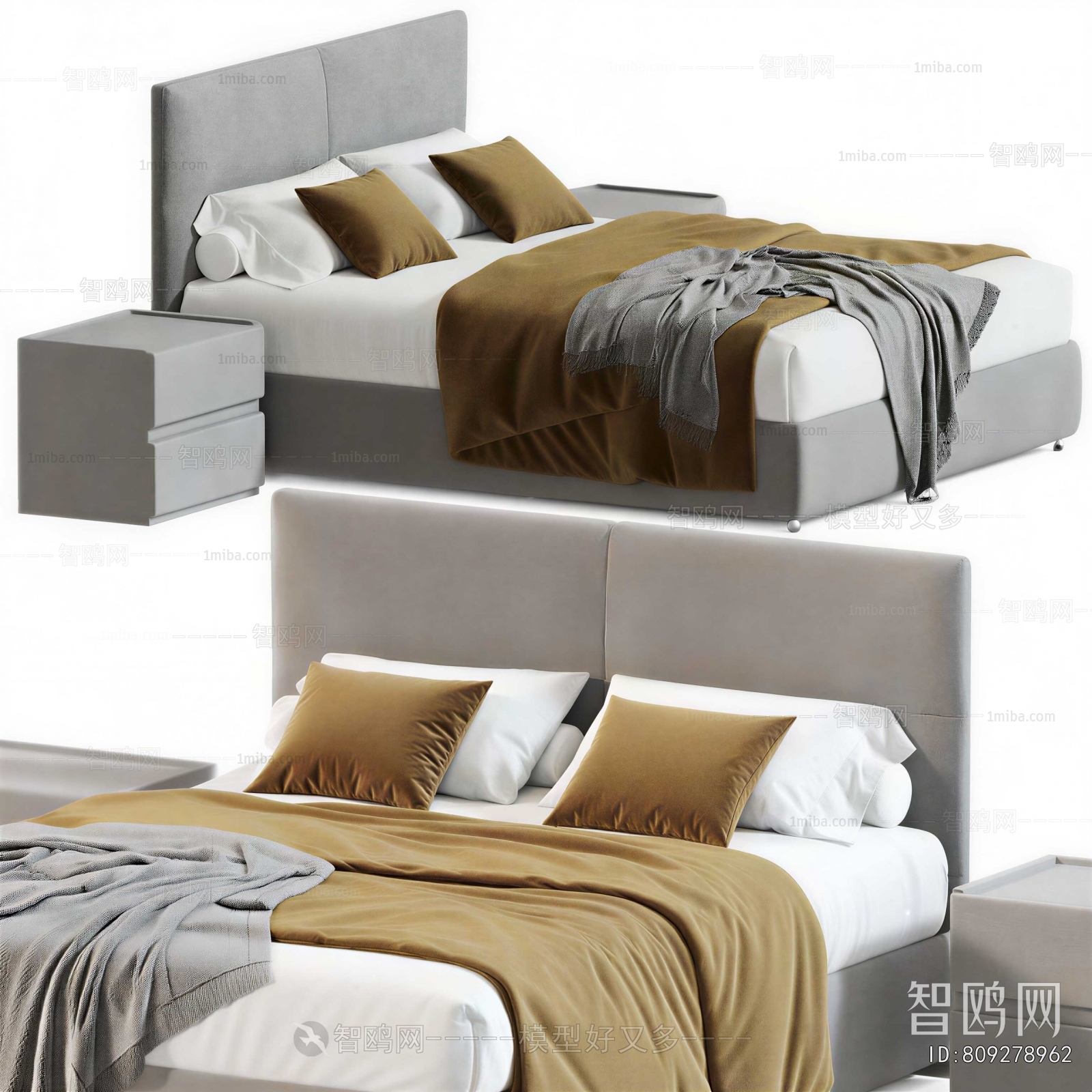 Modern Double Bed