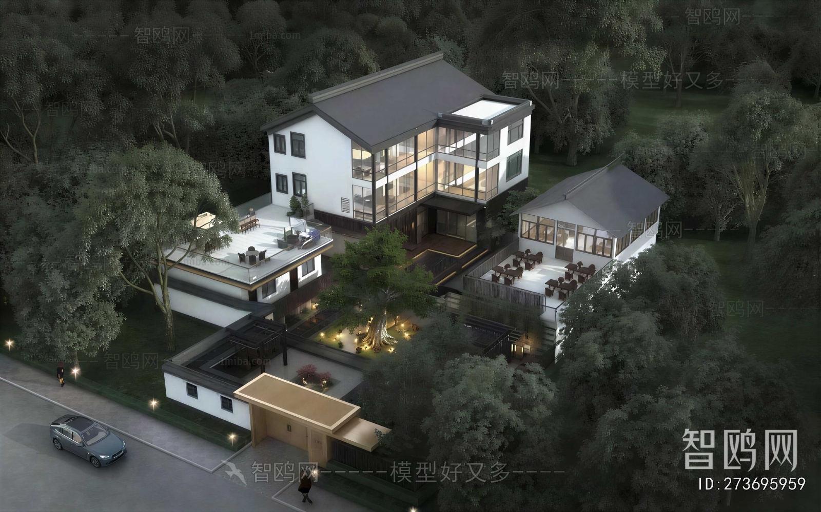 New Chinese Style Detached Villa