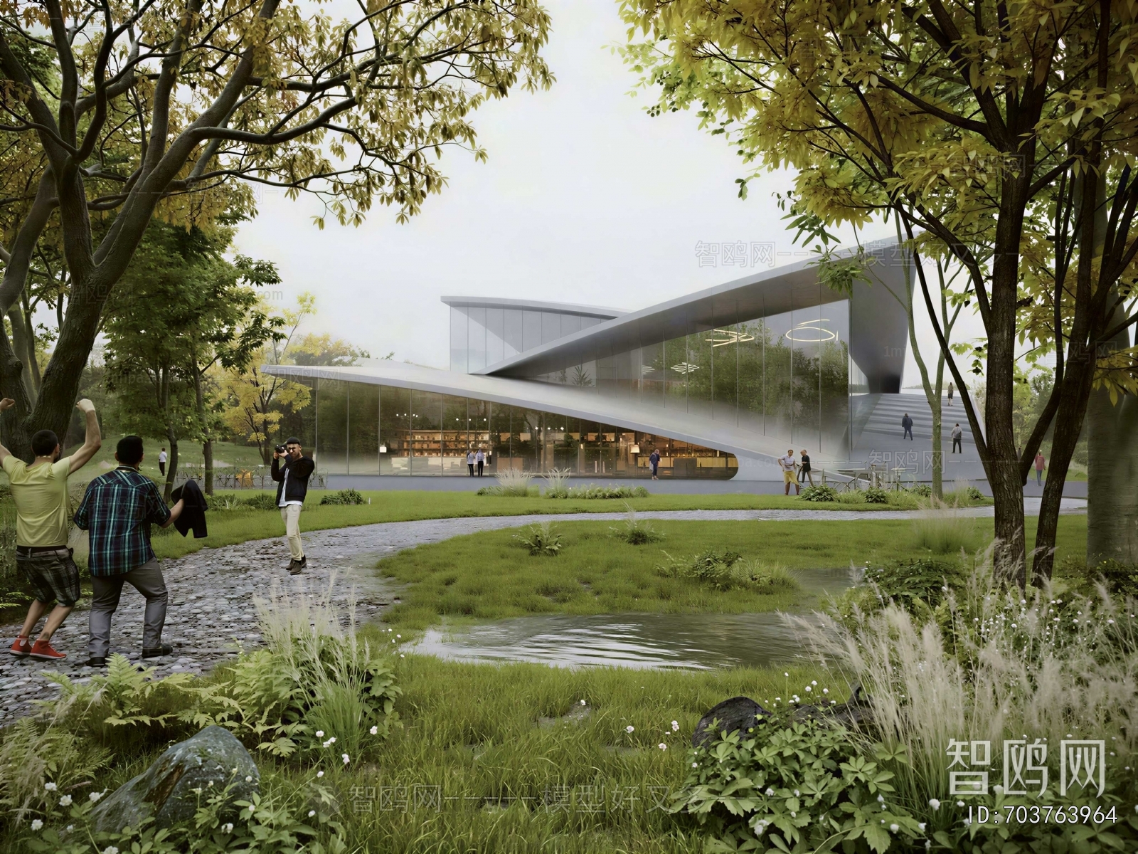 Modern Appearance Of Commercial Building