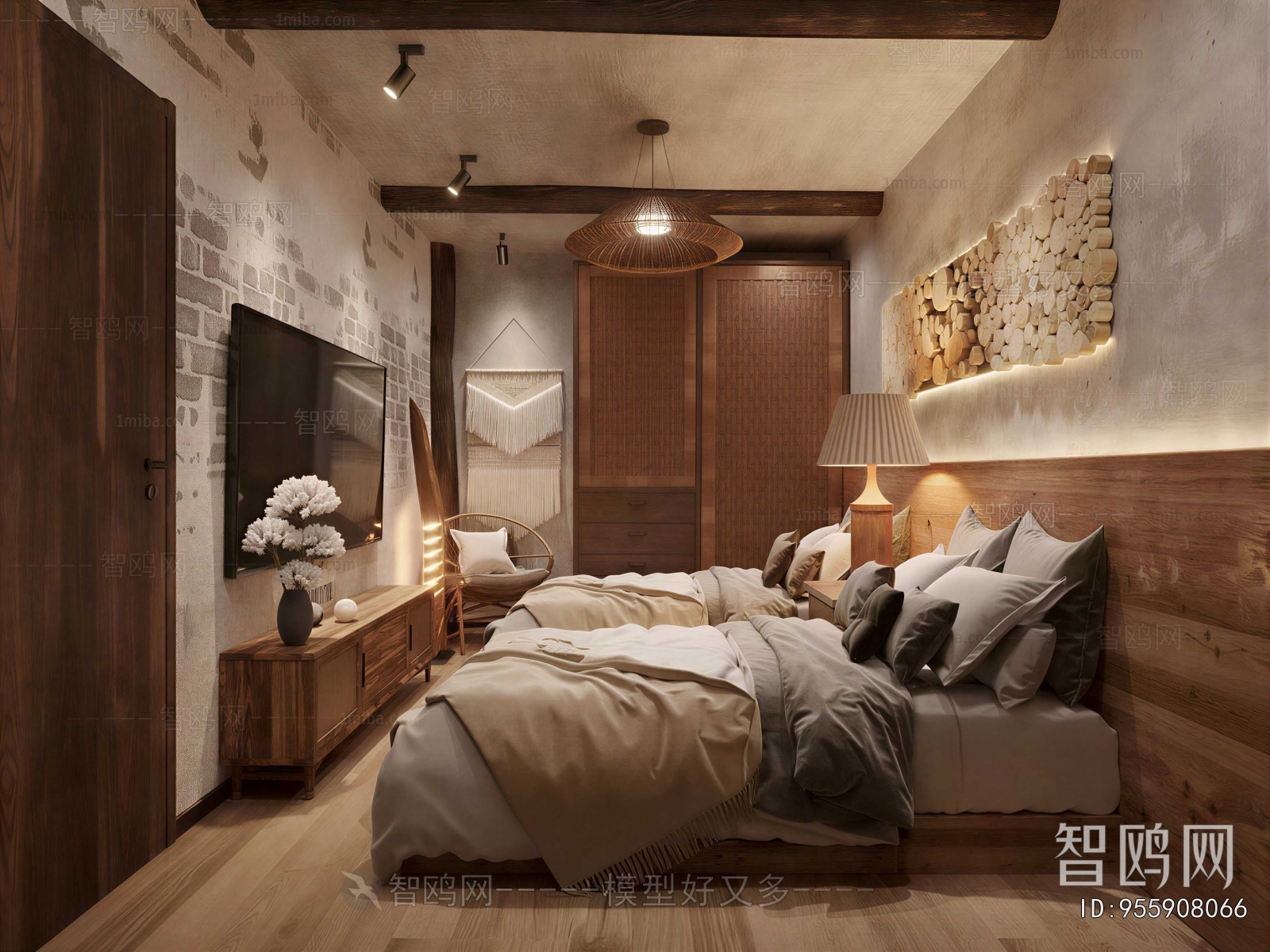 Industrial Style Bedroom