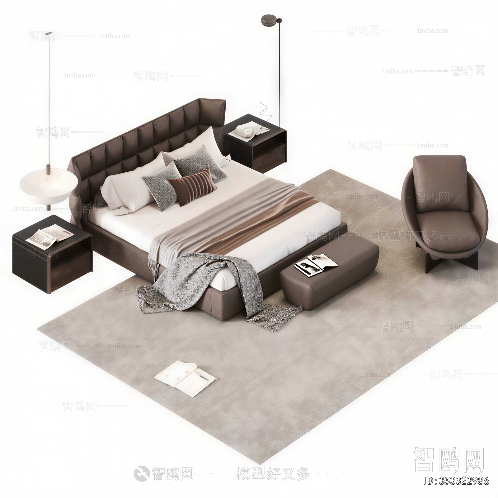 Modern Double Bed