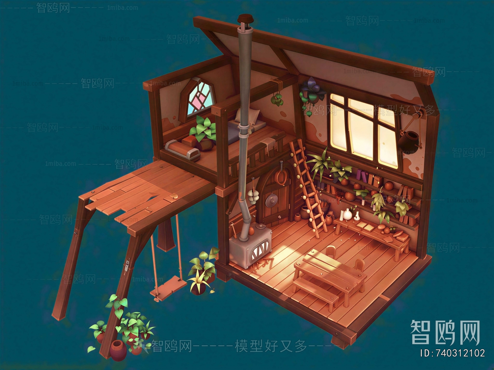 Modern Cartoon House