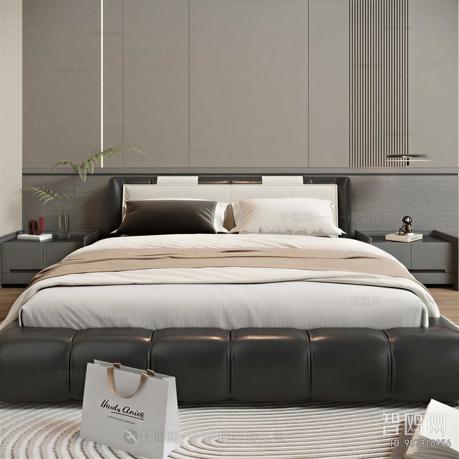 Modern Double Bed