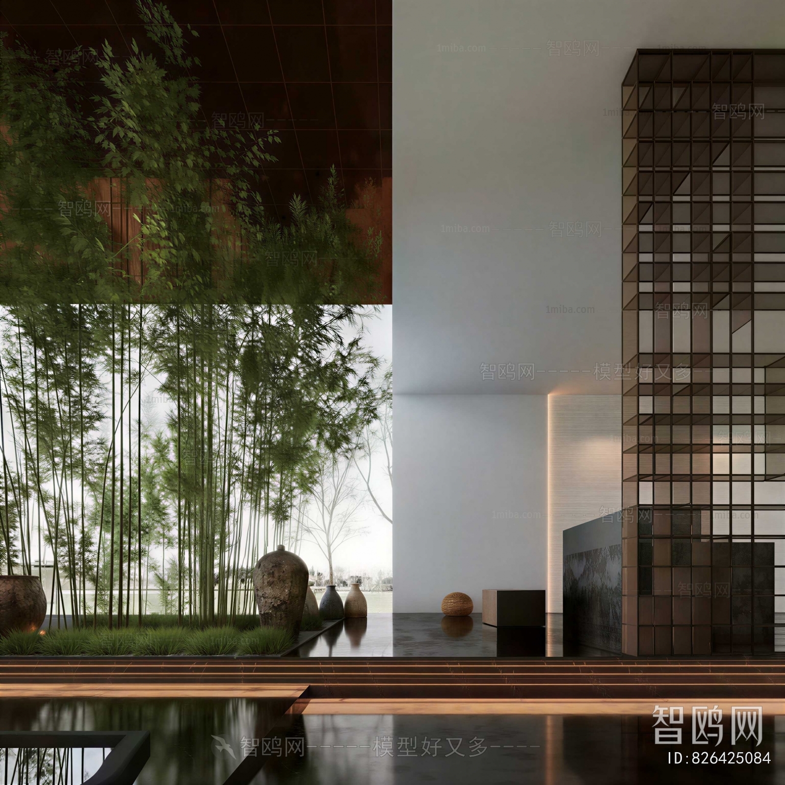 New Chinese Style Lobby Hall